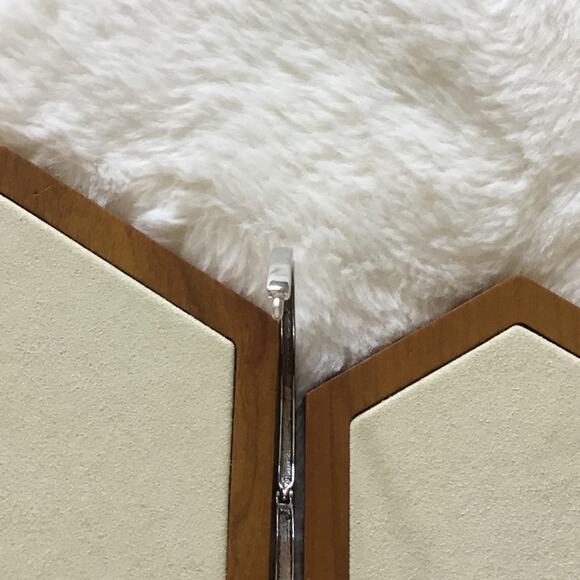 Silver Hearts with Vibrant Crystals Bangle - Picture 8 of 8